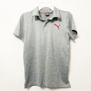 🤍Puma kids Gray Polo Shirt